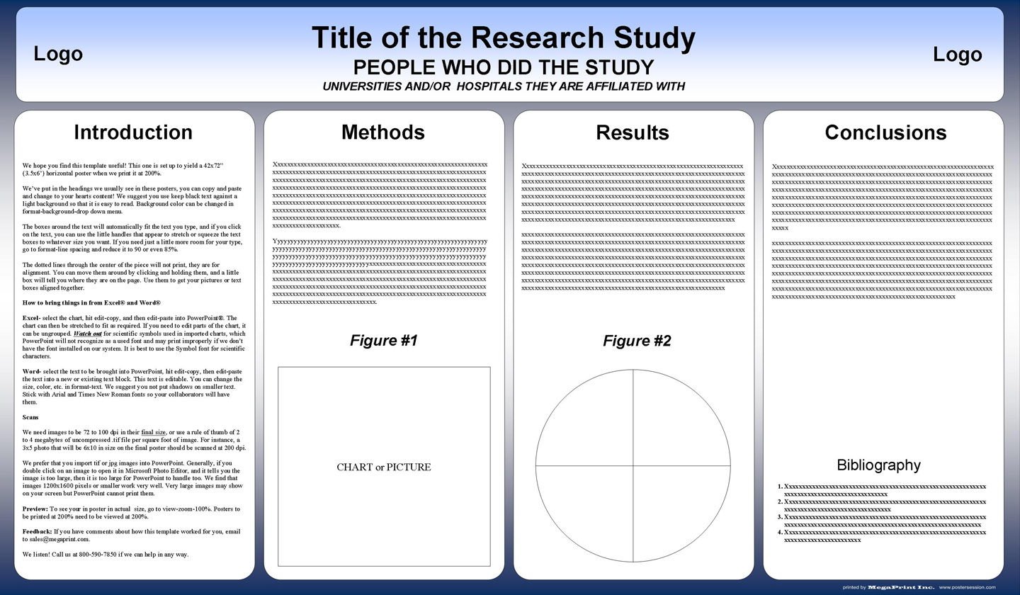 how to present a research poster